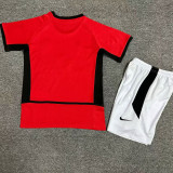 2002/04 M Utd Home Red Retro Kids Soccer Jersey