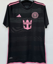 2023/24 Inter Miami 1:1 Quality Away Black Fans Jersey 胸前新广告