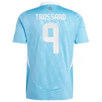 TROSSARD #9 Belgium 1:1 Quality Away Fans Soccer Jersey 2024/25 ★★