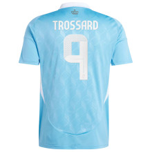 TROSSARD #9 Belgium 1:1 Quality Away Fans Soccer Jersey 2024/25 ★★