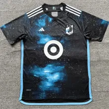 204/25 Minnesota United Home Black Fans Soccer Jersey 明尼苏达联
