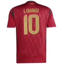 LUKAKU #10 Belgium 1:1 Quality Home Fans Jersey 2024/25 ★★