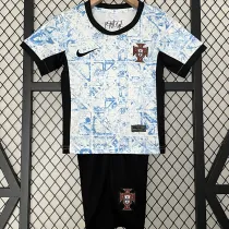 2024/25 Portugal Away White Kids Jersey