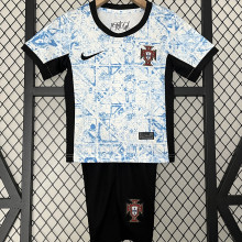 2024/25 Portugal Away White Kids Jersey