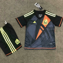 2024/25 Mexico Goalkeeper Kids Soccer Jersey 墨西~
