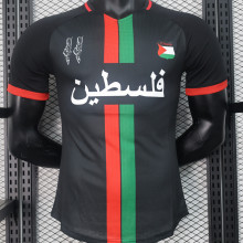 2024 FC Palestine Black Player Version Soccer Jersey