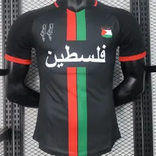 2024 FC Palestine Black Player Version Soccer Jersey