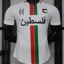 2024 FC Palestine White Player Version Soccer Jersey