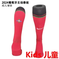 2024/25 Portugal Home Red Kids Sock