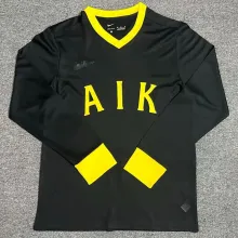 2024 AIK Solna Black Long Sleeve Soccer Jersey