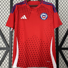 2024/25 Chile Home Red Fans Soccer Jersey