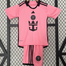 2024/25 Inter Miami Home Pink Kids Soccer Jersey