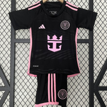 2023/24 Inter Miami Away Black Kids Soccer Jersey