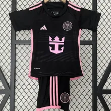 2023/24 Inter Miami Away Black Kids Soccer Jersey