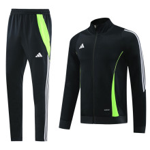 2024/25 AD~ Black Grey Jacket Tracksuit