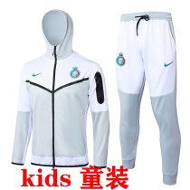 2024/25 Al Nassr  White Kids Hoody Zipper Jacket Tracksuit