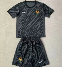 2024/25 France Goalkeeper Kids Soccer Jersey