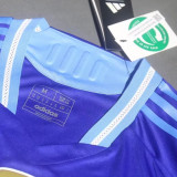2024/25 Argentina Away Blue Player Version Jersey (Have FlFA World Champion 2022 有胸前章)