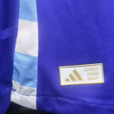 2024/25 Argentina Away Blue Player Version Jersey (Have FlFA World Champion 2022 有胸前章)