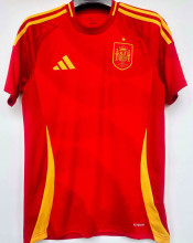 2024/25 Spain 1:1 Quality Home Red Fans Soccer Jersey