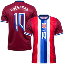 ØDEGAARD #10 Norway Hoem Red Fans Soccer Jersey 2024/25 ★★