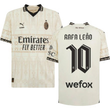 RAFA LEãO #10 AC Milan x PUMA x Pleasures 4Th Fans Jersey 2023/24  欧冠体 ★★