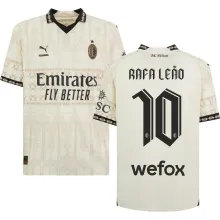 RAFA LEãO #10 AC Milan x PUMA x Pleasures 4Th Fans Jersey 2023/24  欧冠体 ★★
