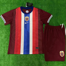 2024/25 Norway Hoem Red Kids Soccer Jersey