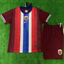 2024/25 Norway Hoem Red Kids Soccer Jersey
