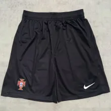2024/25 Portugal Awa Black Fans Shorts Pants
