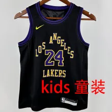2024/25 Lakers BRYANT #24 Black Kids City Edition NBA Jersey