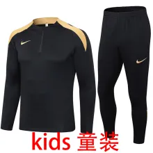 2024 NK~ Black Kids Sweater Tracksuit