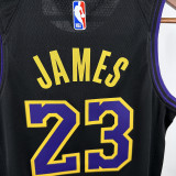 2024/25 Lakers JAMES #23 Black Kids City Edition NBA Jersey