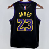 2024/25 Lakers JAMES #23 Black Kids City Edition NBA Jersey