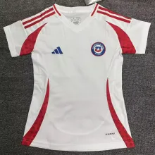 2024/25 Chile Away White Women Soccer Jersey 女