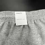 2024/25 Nk~ Grey Pure Cotton Sports Trousers Zipper style