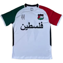 2024 Palestine White Fans Soccer Jersey 阿拉伯文