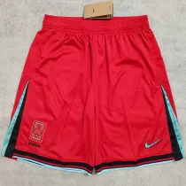 2024/25 South Korea Home Red Shorts Pants