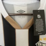 2024/25 Santos 1:1 Quality Away White Black Fans Jersey