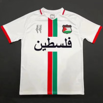 2024 Palestine White Fans Soccer Jersey 阿拉伯文