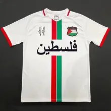 2024 Palestine White Fans Soccer Jersey 阿拉伯文