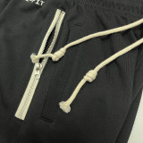 2024/25 Nk~ Black Pure Cotton Sports Trousers Zipper style