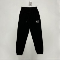 2024/25 Nk~ Black Pure Cotton Sports Trousers Zipper style