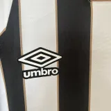 2024/25 Santos 1:1 Quality Away White Black Fans Jersey