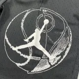 2024/25 Jordon  Black NBA Shorts Pants 白色字