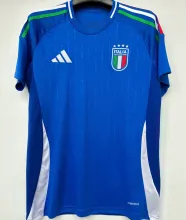 2024/25 Italy 1:1 Quality Home Blue Fans Soccer Jersey