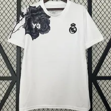 2024/25 RM Y-3 White Fans Soccer Jersey 无广告硅胶版