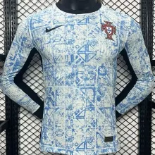 2024/25 Portugal Away Player Version Long Sleeve Jersey