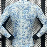2024/25 Portugal Away Player Version Long Sleeve Jersey