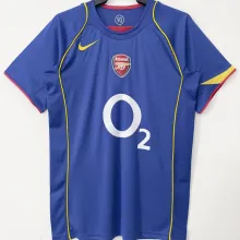 2004/05 ARS Away Blue Retro Soccer Jersey